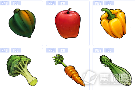 水果蔬菜电脑图标下载