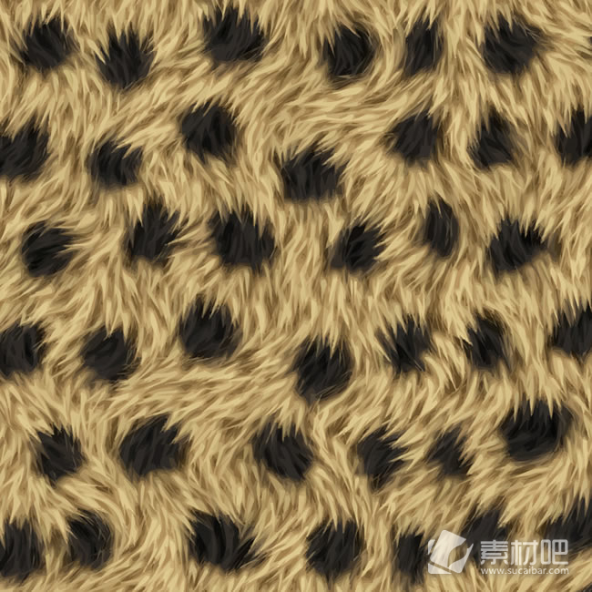 非洲猎豹皮毛花纹背景矢量素材