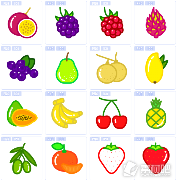 美味水果图标下载