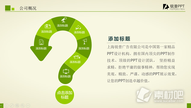 环保设备产品公司绿色地球创意商务工作汇报ppt模板