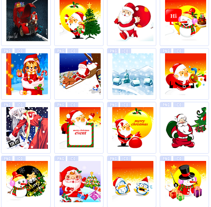 欢乐圣诞饰品系列图标