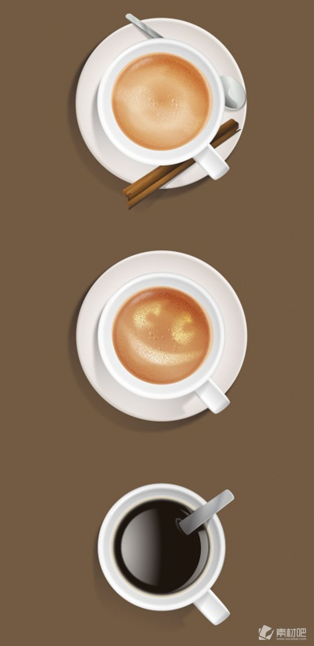咖啡杯图标PSD素材