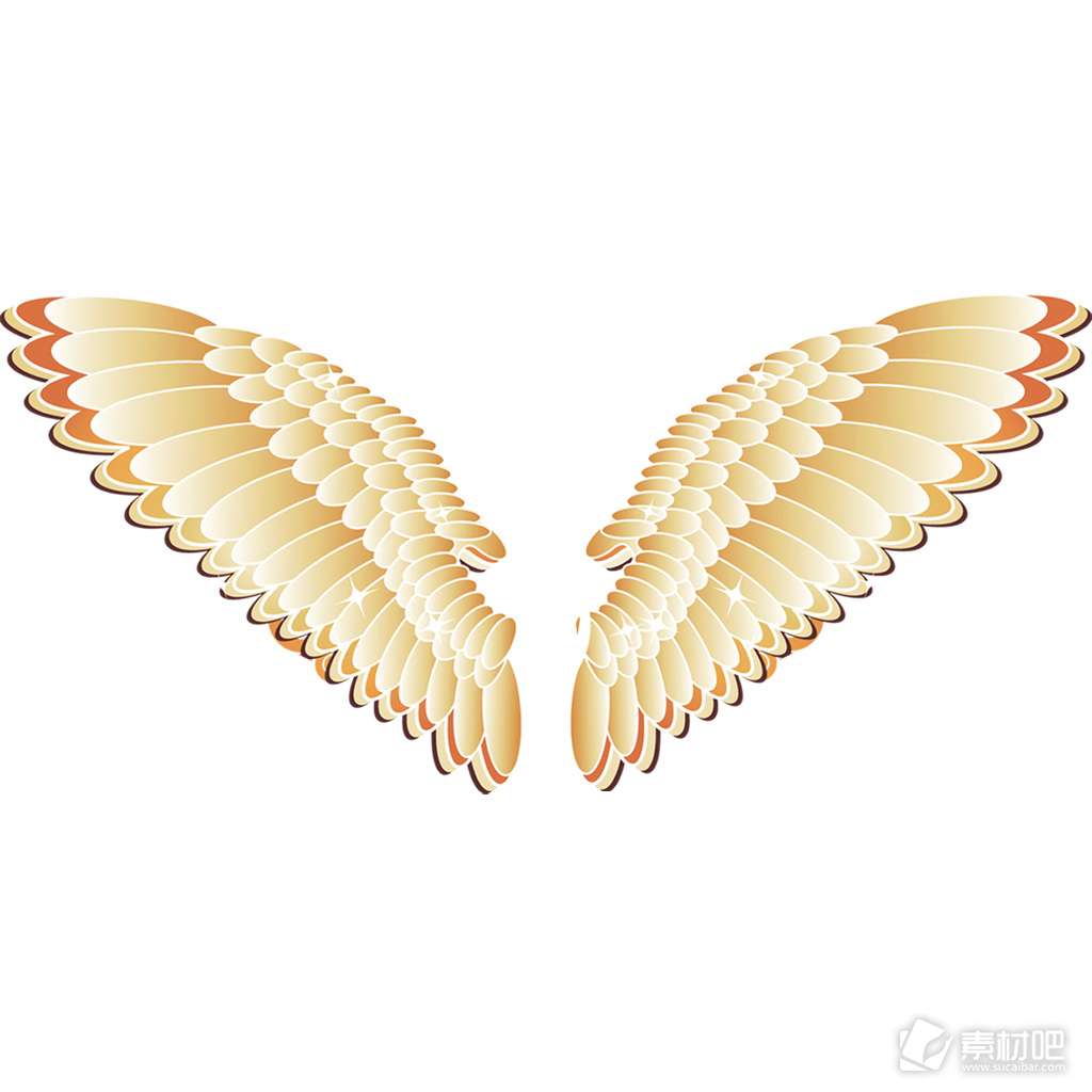 天使翅膀PSD素材
