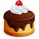 甜美蛋糕图标
