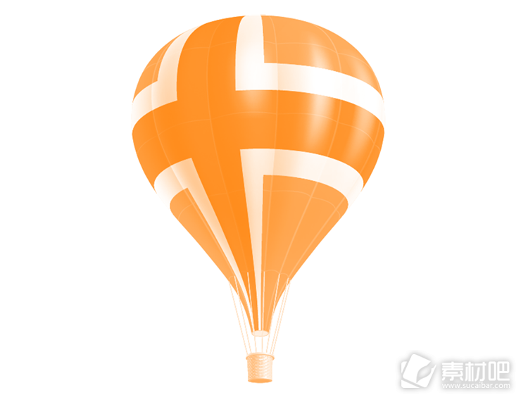热气球PSD素材
