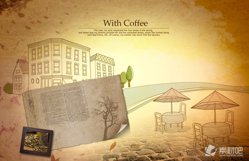 咖啡海报素材图片