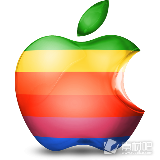 七彩苹果logo图标