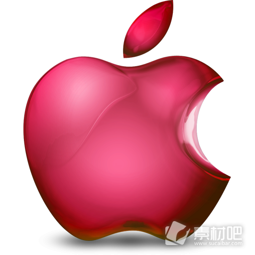 红色苹果logo素材