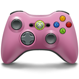 粉色精致游戏机图标