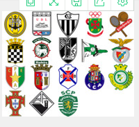 葡萄牙足球俱乐部徽标
