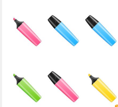 多色彩油性笔