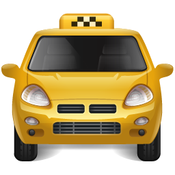 黄色出租车免费图标下载