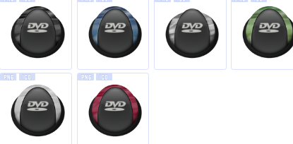 DVD设计桌面图标下载
