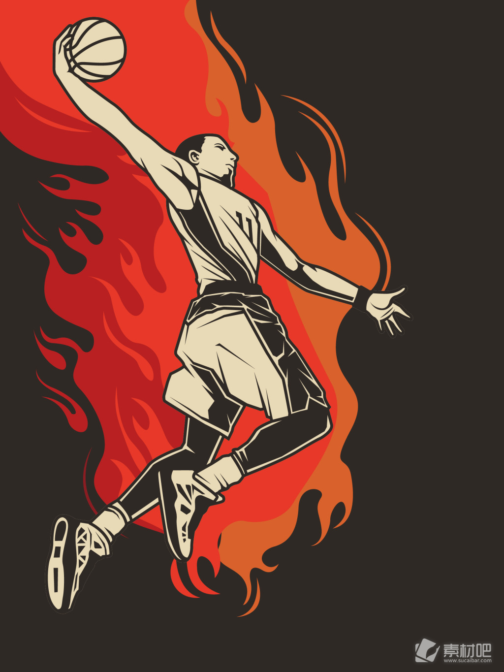 篮球赛海报背景 青年篮球赛海报背景 素材吧