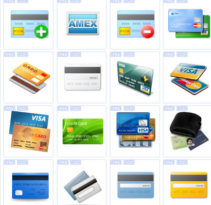 信用卡图标png设计