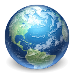 蓝色地球图标下载