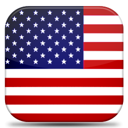 扁平风格美国国旗图标