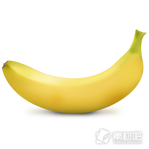 蔬菜水果类-香蕉图标素材