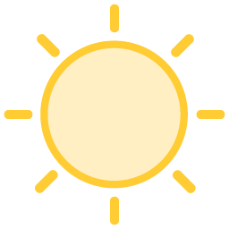 自然天气-太阳图标素材