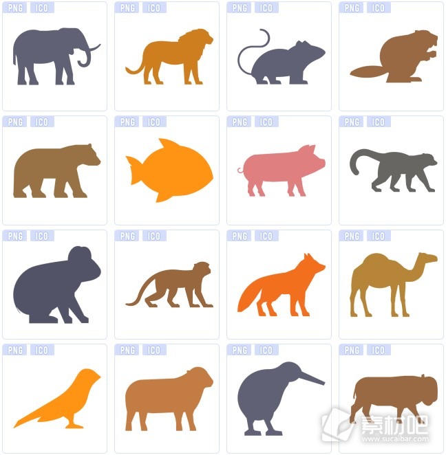 野生动物图标免费下载