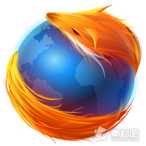 火狐浏览器立体图标素材