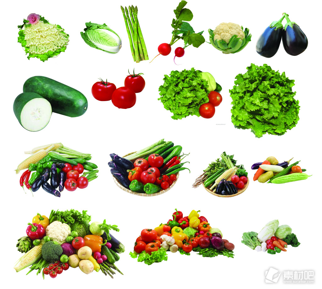 蔬菜矢量图免抠素材